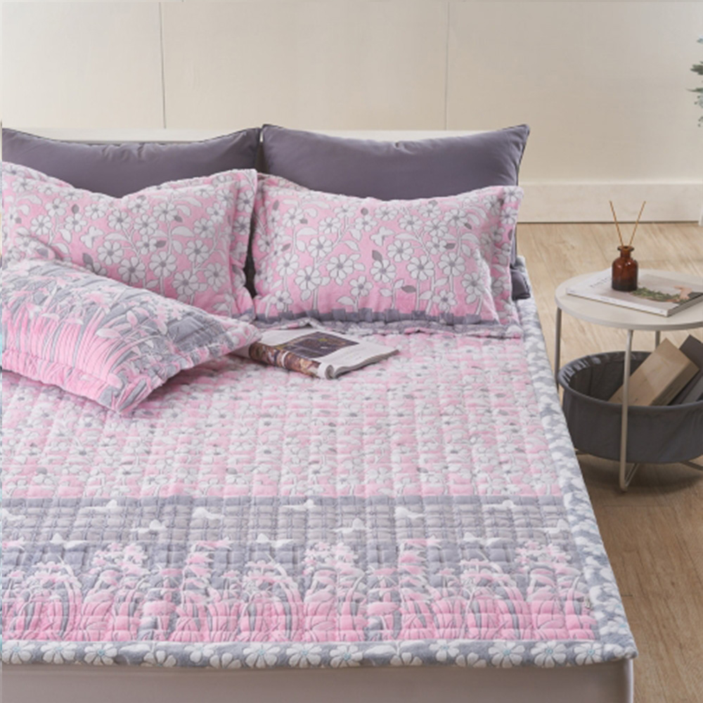 아델라 5mm 밍크극세사 카페트 겸 침대패드 Q 2color