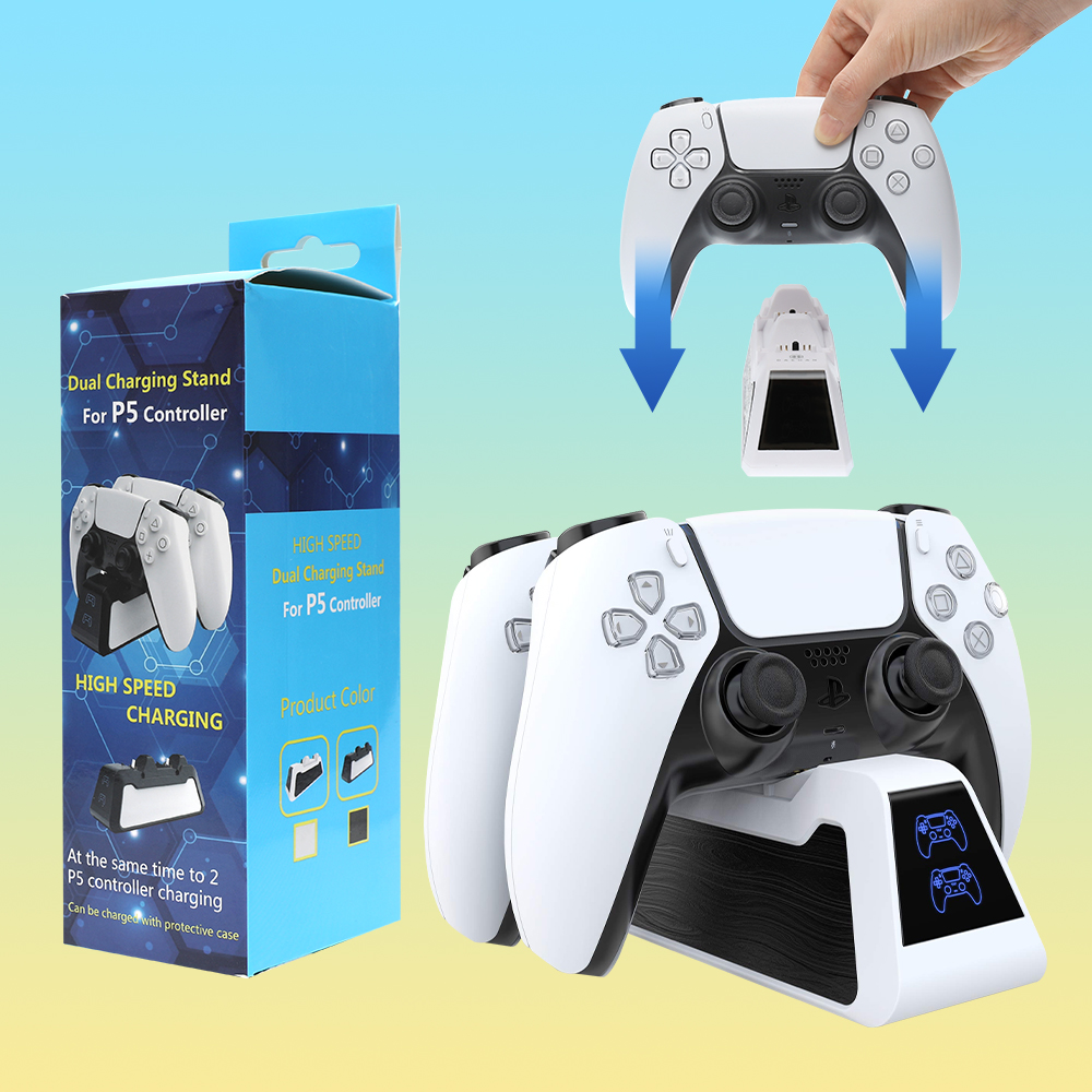PS5 플스 듀얼센스 컨트롤러 멀티 충전독 거치대 PS-105