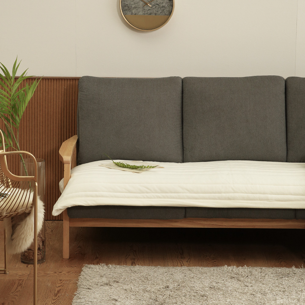 레이트 실크 극세사 소파패드 3인/4인 3color