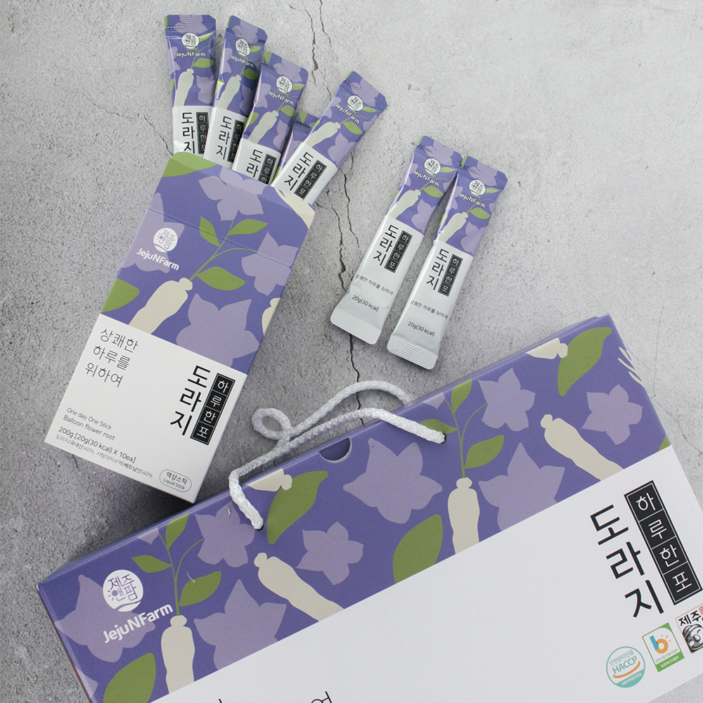 제주도 도라지청 스틱 단품 10개입