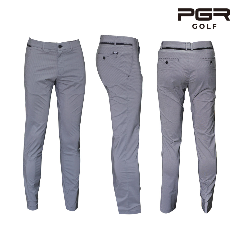 pgr골프 남성골프바지 스판 골프웨어 스트레치 체크