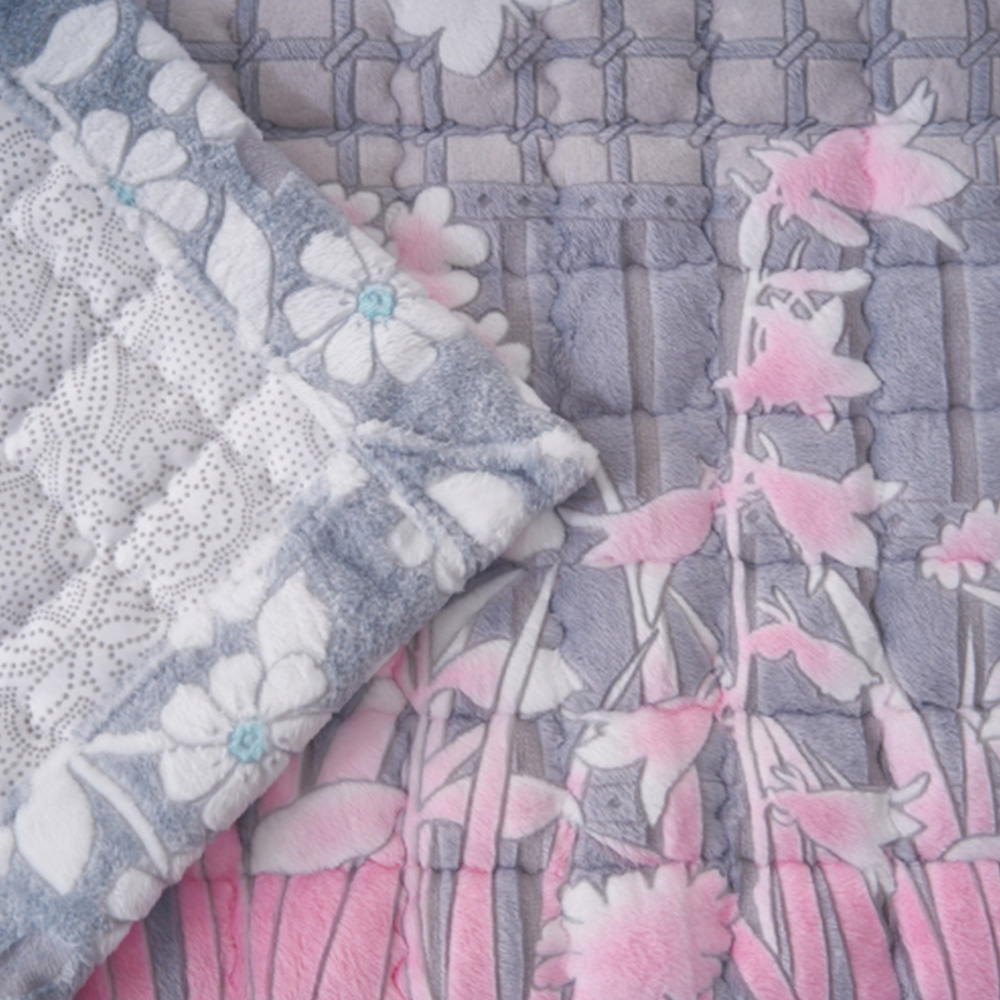 아델라 5mm 밍크극세사 카페트 겸 침대패드 Q 2color