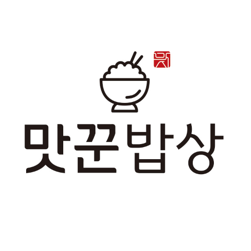 맛꾼밥상 스토어 로고
