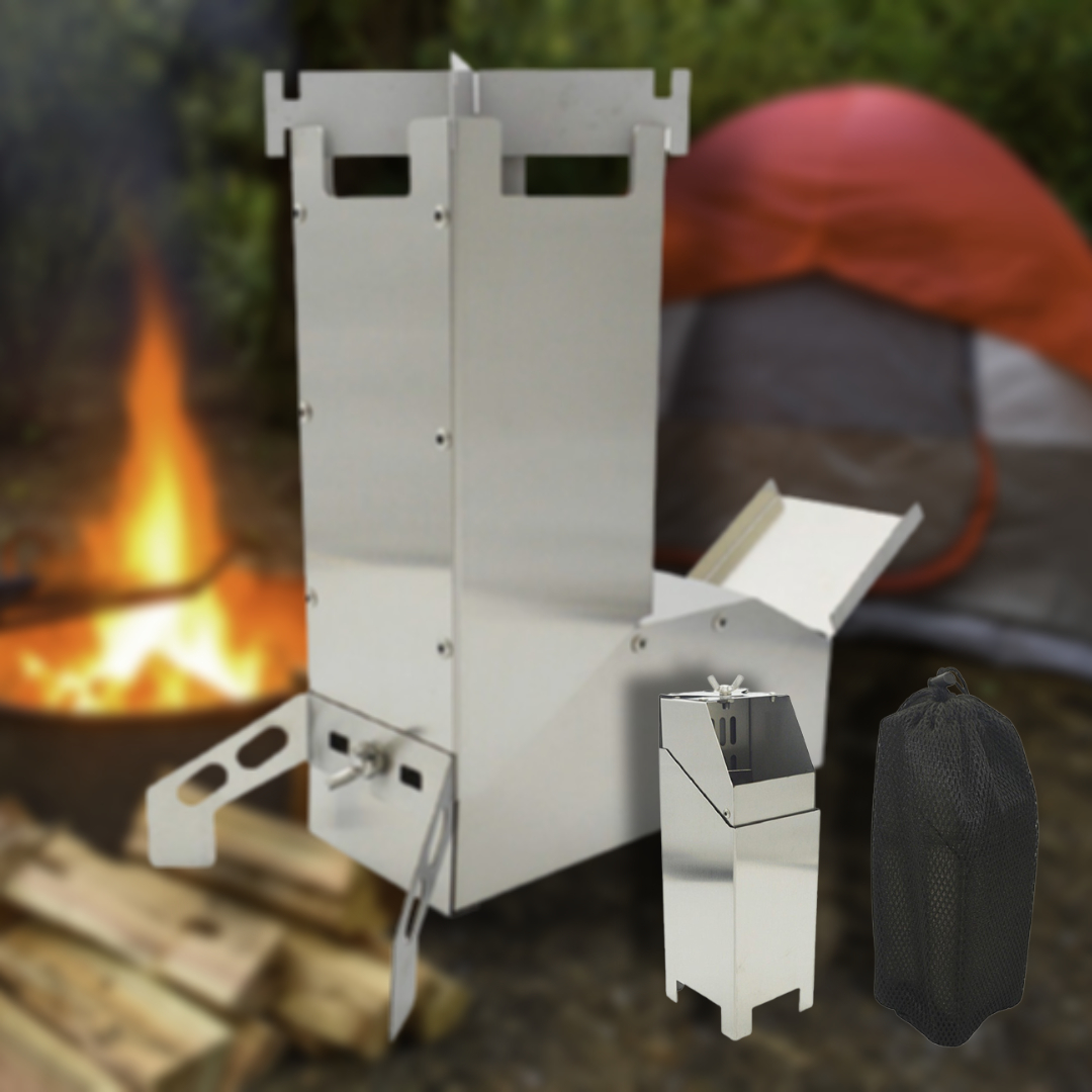 휴대용 캠핑용난로 소형 미니화목난로 스텐 나무난로