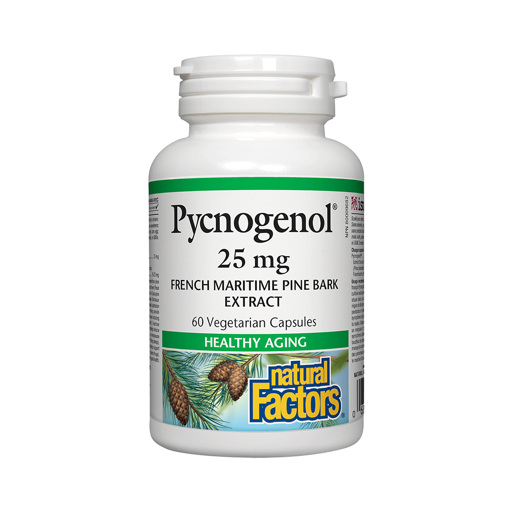 네추럴팩터스 피크노제놀 25mg 60캡슐 - 상품 이미지