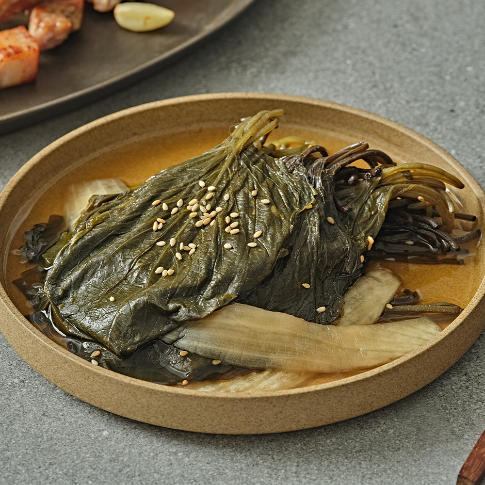 여수 나래식품 국내산 간장깻잎 500g 깻잎 장아찌 절임 이미지