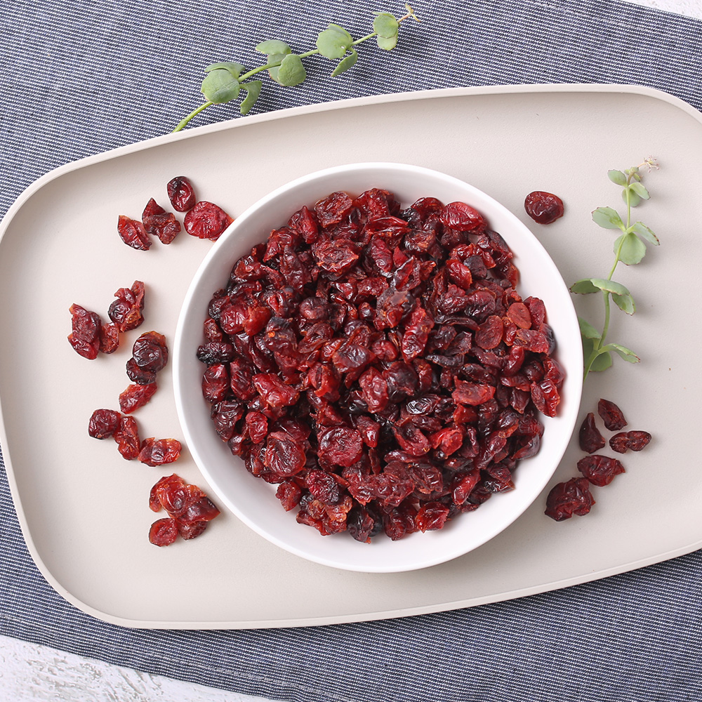 말린 건 크랜베리 500g+500g 특대량 건과일 안주 간식 - 메인 이미지