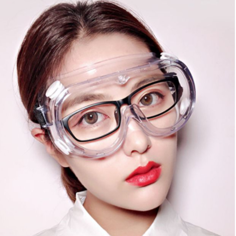 코로나 안경 방풍 용접 용 보안경 도수 방역 고글 형 방진 미세먼지 투명 김서림 방지 - 상세 이미지 2