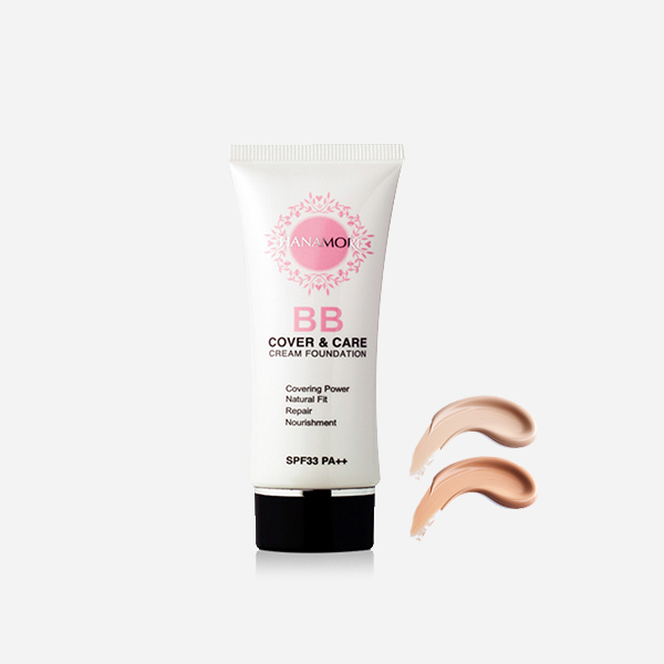 하나모리 BB커버&케어 크림 파운데이션 35ml 비비크림 CC크림 메이크업베이스 - 상품 이미지