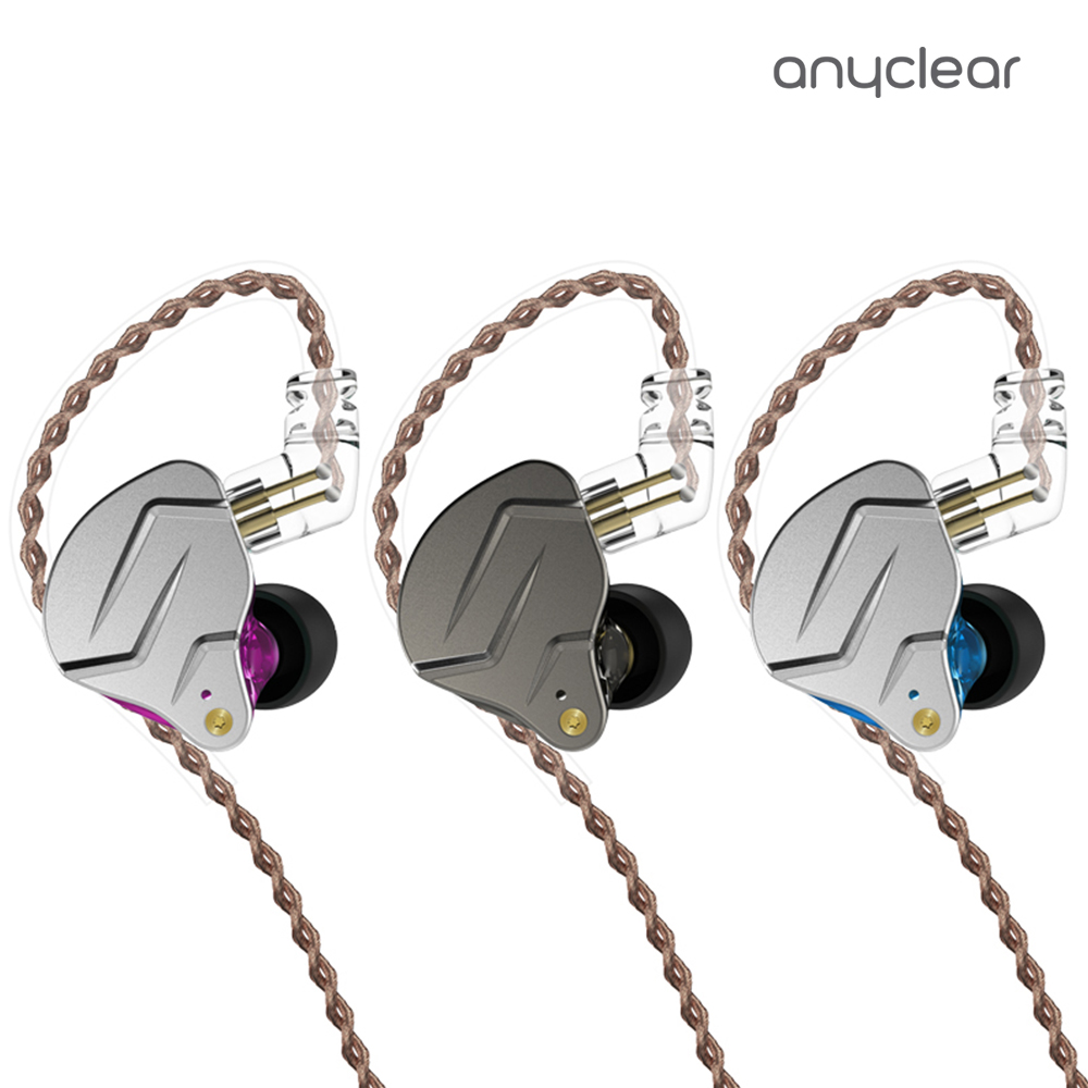 애니클리어 KZ-ZSNpro 하이브리드 고급형 분리형 이어폰 케이블 소음차단 인이어 간편휴대 AUX 이어폰