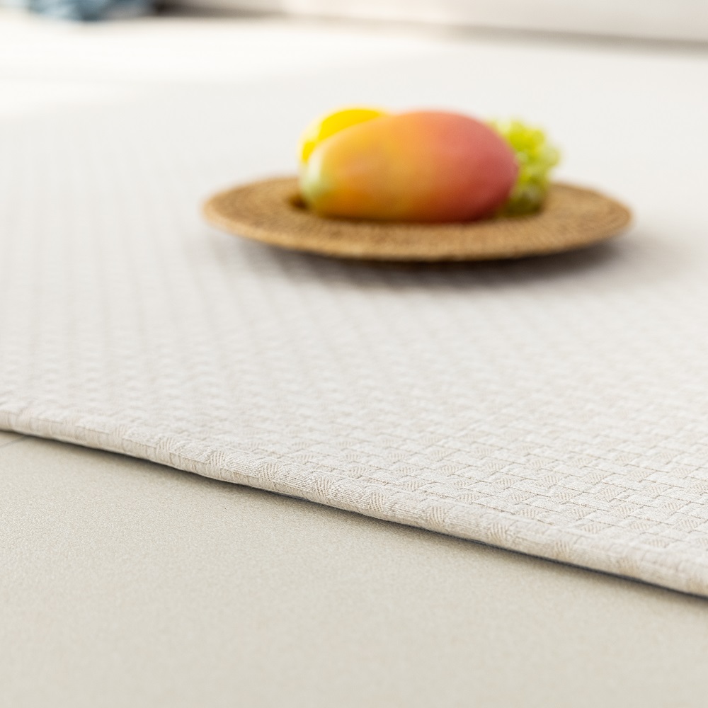 크로스 체크 면러그 먼지없는 순면 카페트 아이방 물세탁 거실러그 150x200