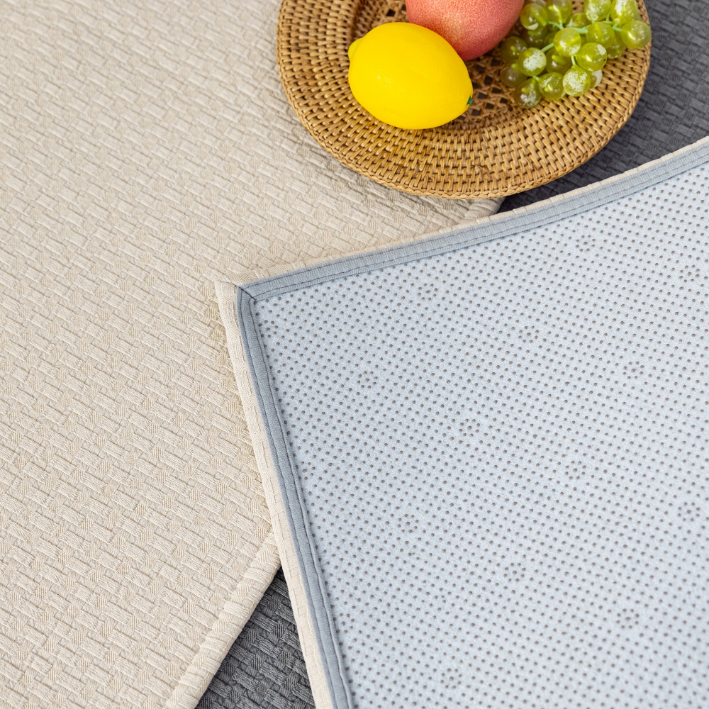 크로스 체크 면러그 먼지없는 순면 카페트 아이방 물세탁 거실러그 150x200