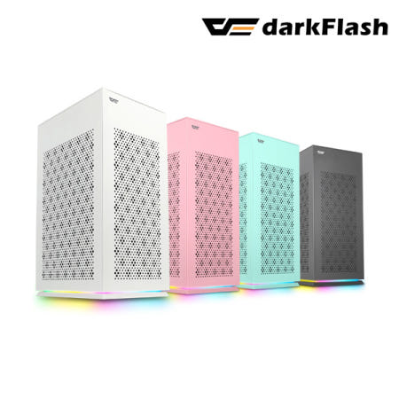 다크플래시 darkFlash DLH21 (핑크) 미니ITX PC케이스