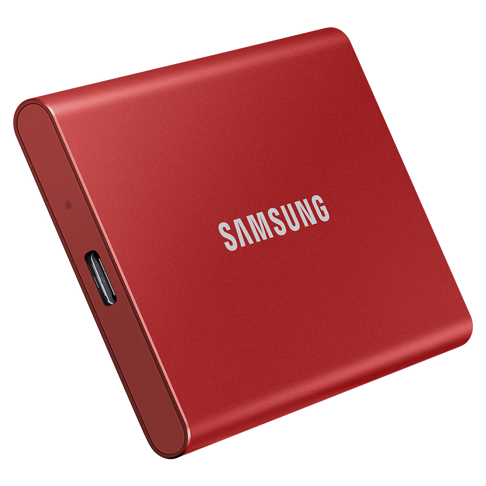 삼성전자 포터블 외장SSD T7 1TB 메탈릭 레드 (MU-PC1T0R/WW) 파우치 증정 - 상세 이미지 5