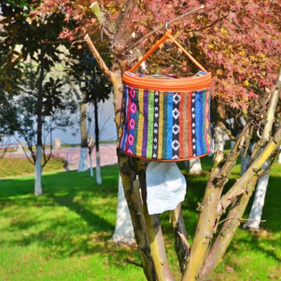 감성 캠핑 인디언 휴지 케이스 두루마리 디스펜서 커버 티슈 이소가스 워머 행어 인테리어