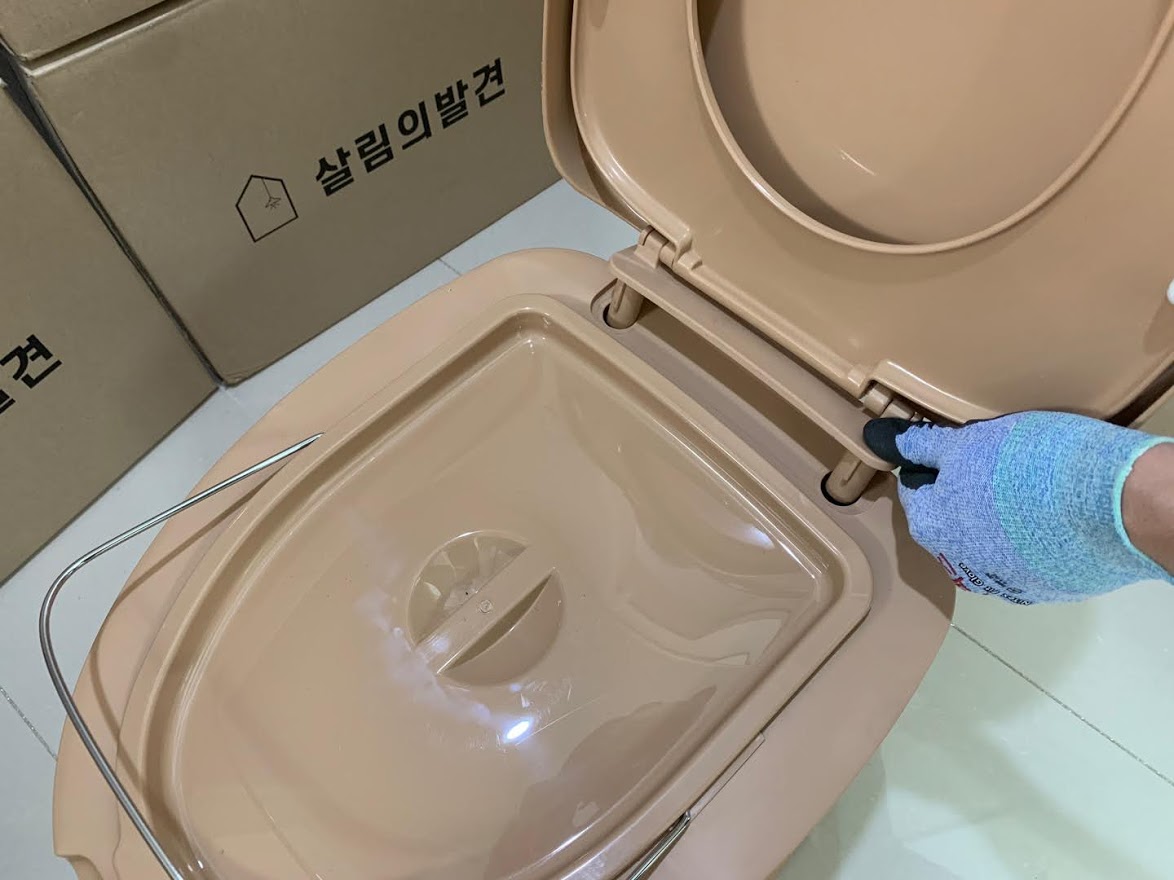 휴대용 캠핑용 환자용 노인용 간이 화장실 변기 상세 이미지 4