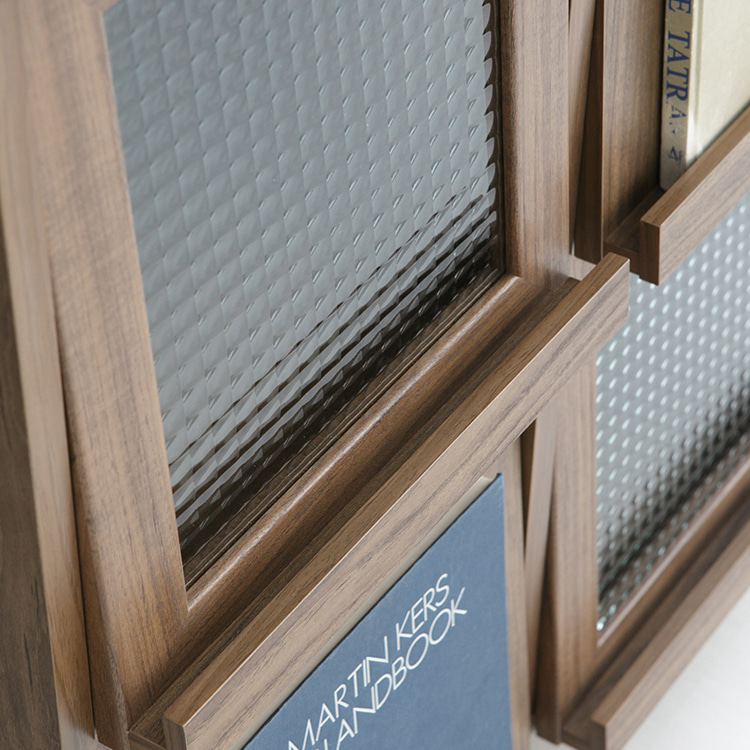 필몬 수납장 6문 NFM13280F 세로형 807x400x1330mm, 3단, 미들브라운 2464.6029 - 상세 이미지 5