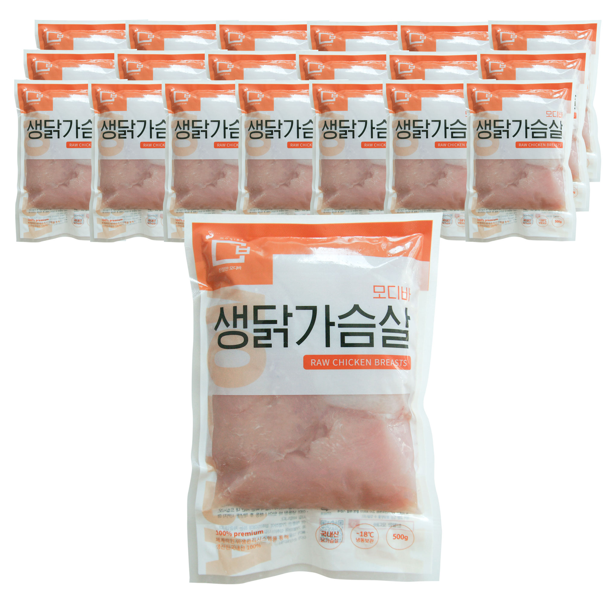국내산 10kg 닭가슴살 (500gX20PACK) - 상품 이미지