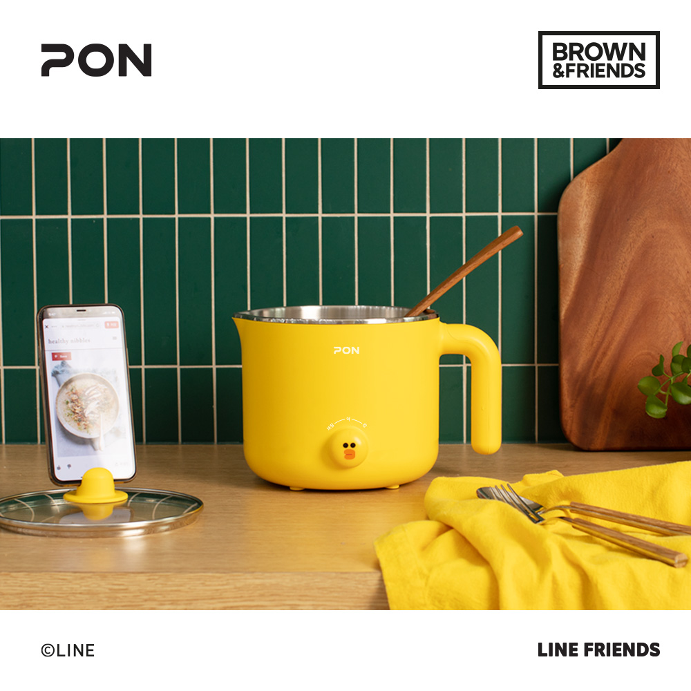 라인프렌즈 전기 냄비 쿠커 스팀 멀티 찜기 만능 스마트 샐리