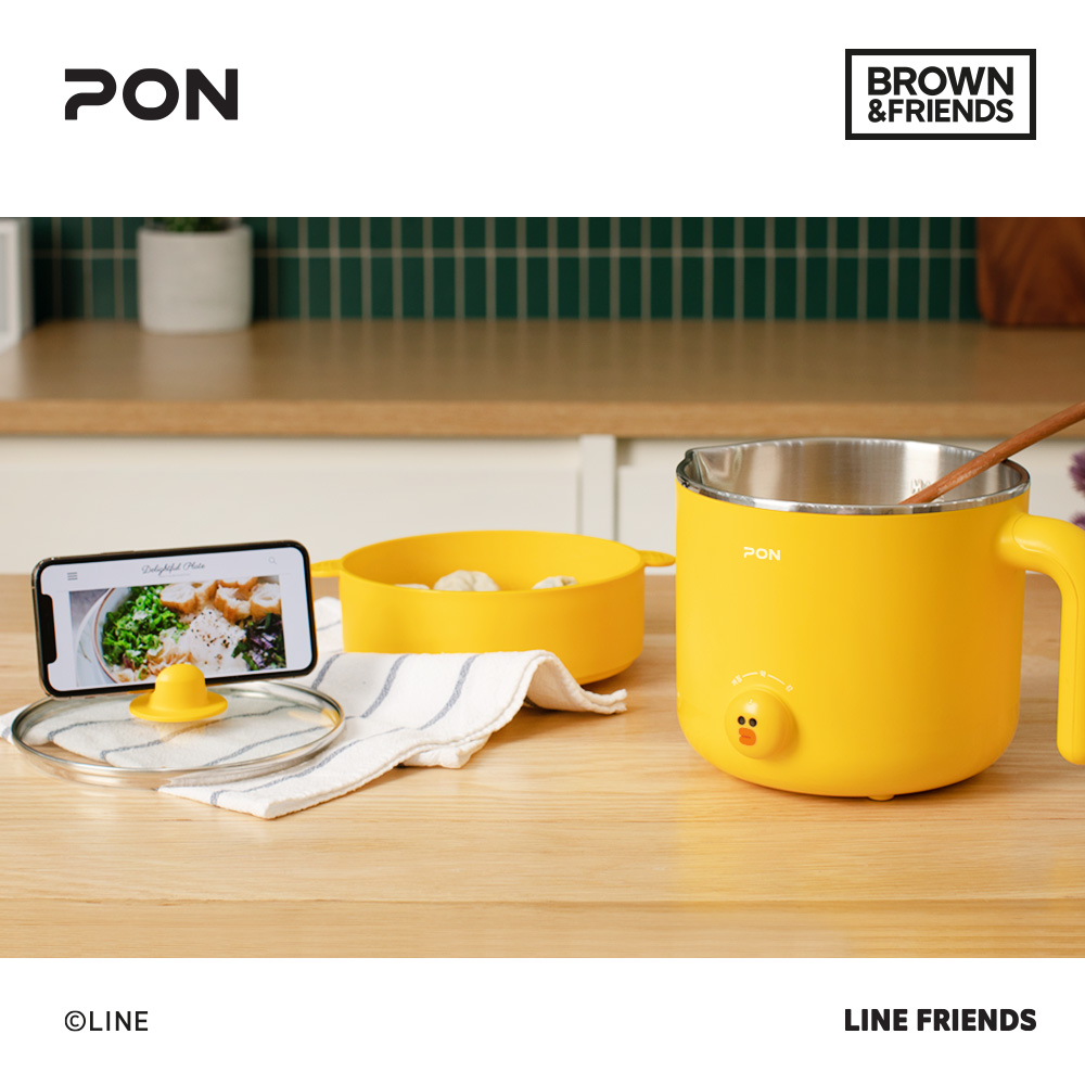 라인프렌즈 전기 냄비 쿠커 스팀 멀티 찜기 만능 스마트 샐리