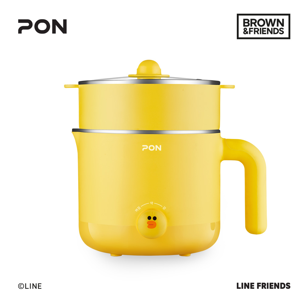 라인프렌즈 전기 냄비 쿠커 스팀 멀티 찜기 만능 스마트 샐리