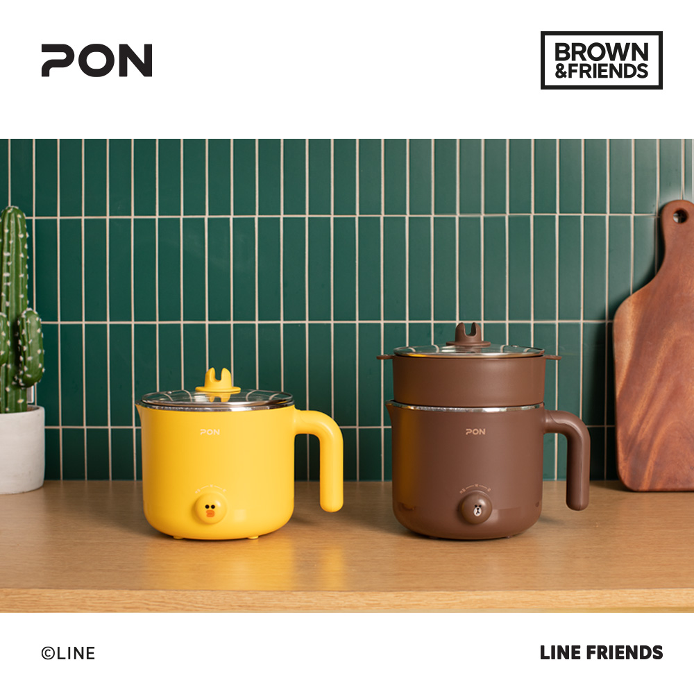 라인프렌즈 전기 냄비 쿠커 스팀 멀티 찜기 만능 스마트 샐리