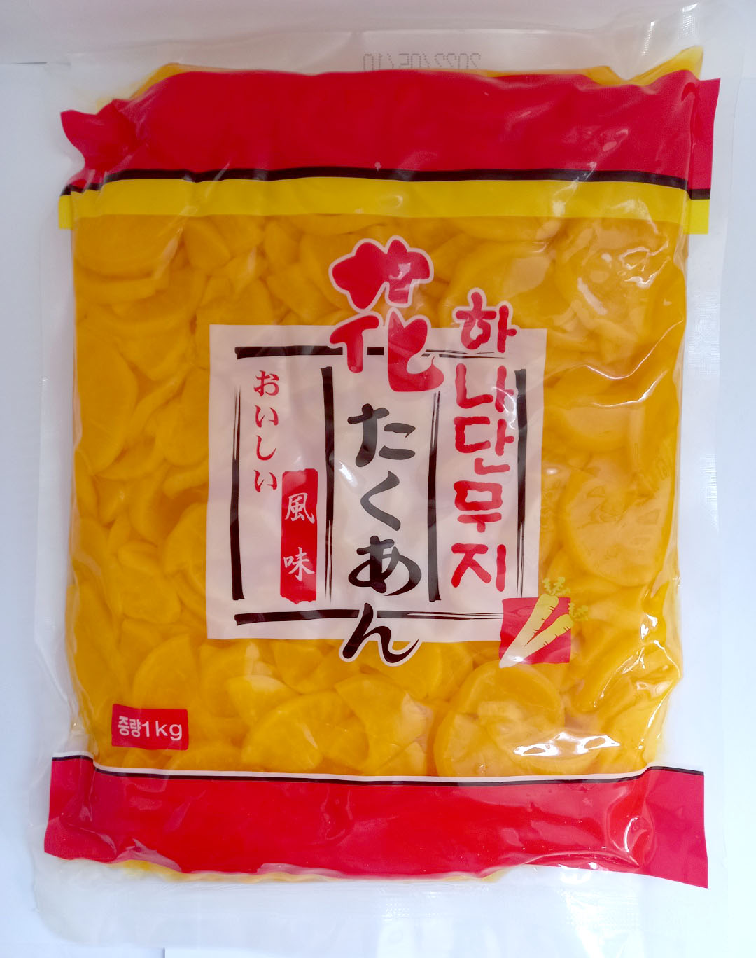 하나 단무지 슬라이스 1kg 압축 일식 반찬 츠케모노 대용량 업소용 - 상품 이미지