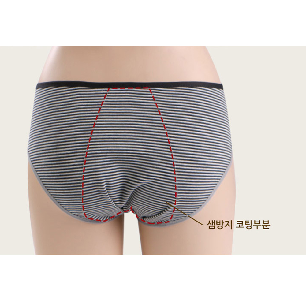 물랑루즈 캐스퍼 위생 팬티 여성 면스판 데일리 삼각 여자 팬티 이미지 6