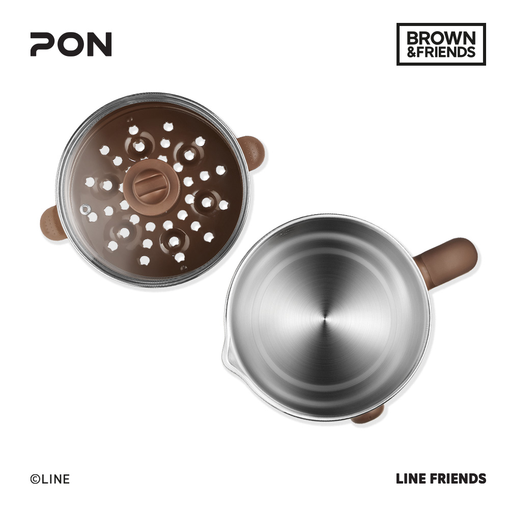 라인프렌즈 전기 냄비 쿠커 스팀 멀티 찜기 만능 스마트 샐리