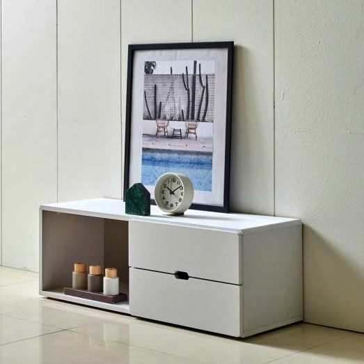 좁은 거실장 원룸 티비 다이 미니 TV 받침대 작은티비장