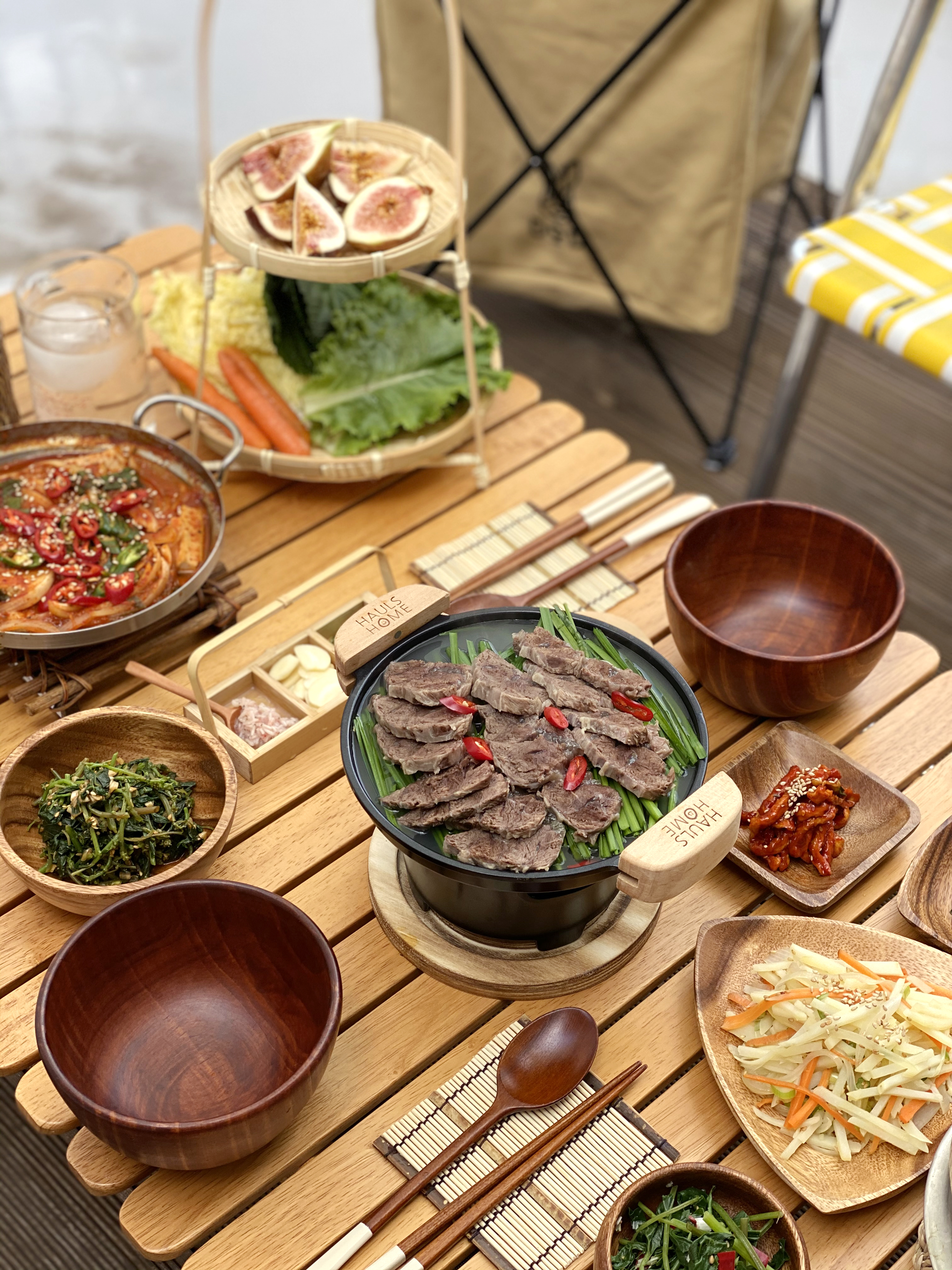 고기순삭 온오프 그릴팬 만능 풀세트 미니화로 불조절 1인용 가정용 그릴팬 고기불판 (+쇼핑백 포함)