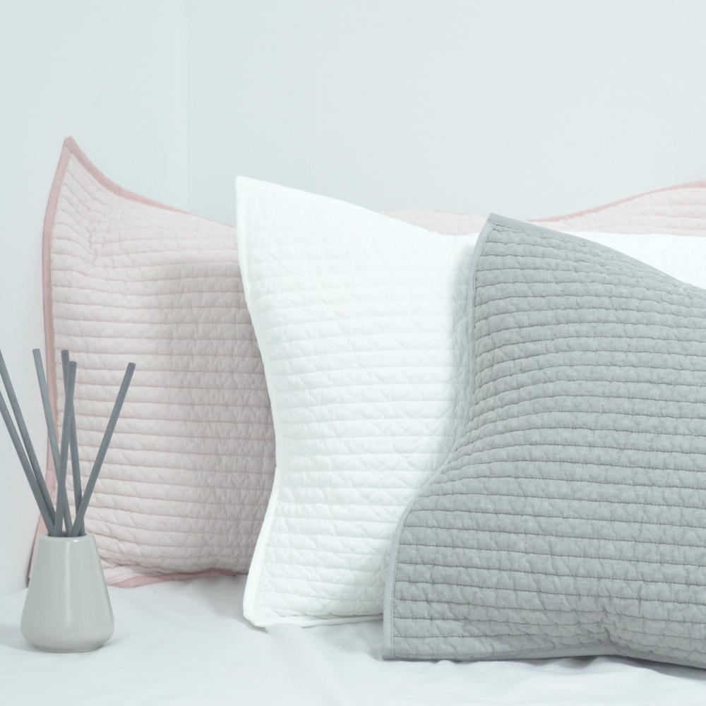 엄작 매일 바꿔쓰는 데일리 순면 피그먼트 누빔 베개 커버 덮개 패드 베갯잇 베겟잎 4060