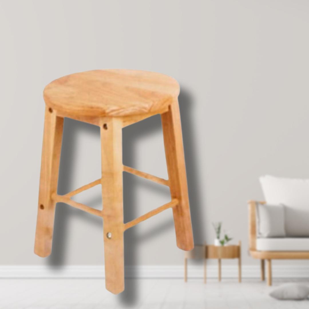우드 스툴 원목 높은 스툴 나무 작은 의자 목재 보조 간이 카페 스툴 드레스룸 원형
