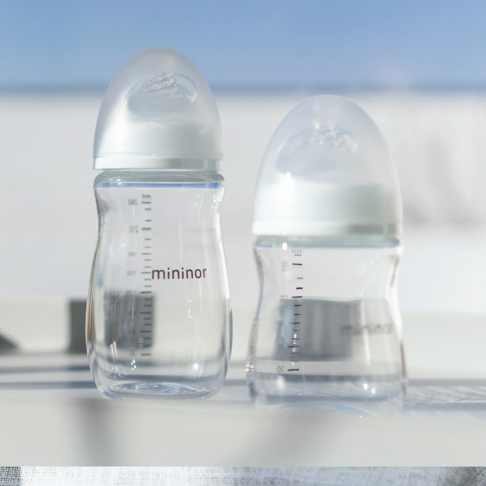 미니노어 덴마크 가벼운 유리젖병 240ml 2개 - 상세 이미지 5
