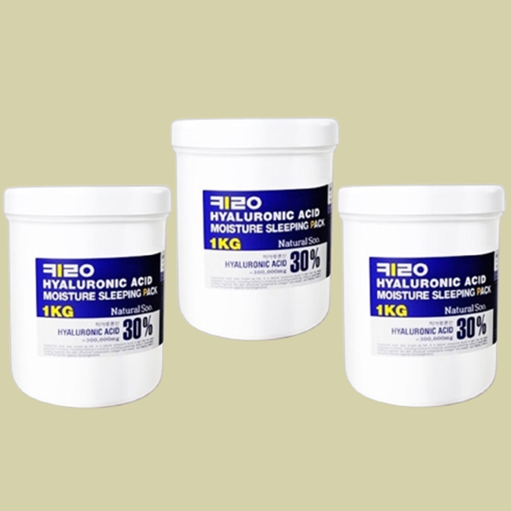 내추럴수 키로 히알루론산 대용량 슬리핑팩 1kg x 3개 묶음 3kg 세트 - 상품 이미지