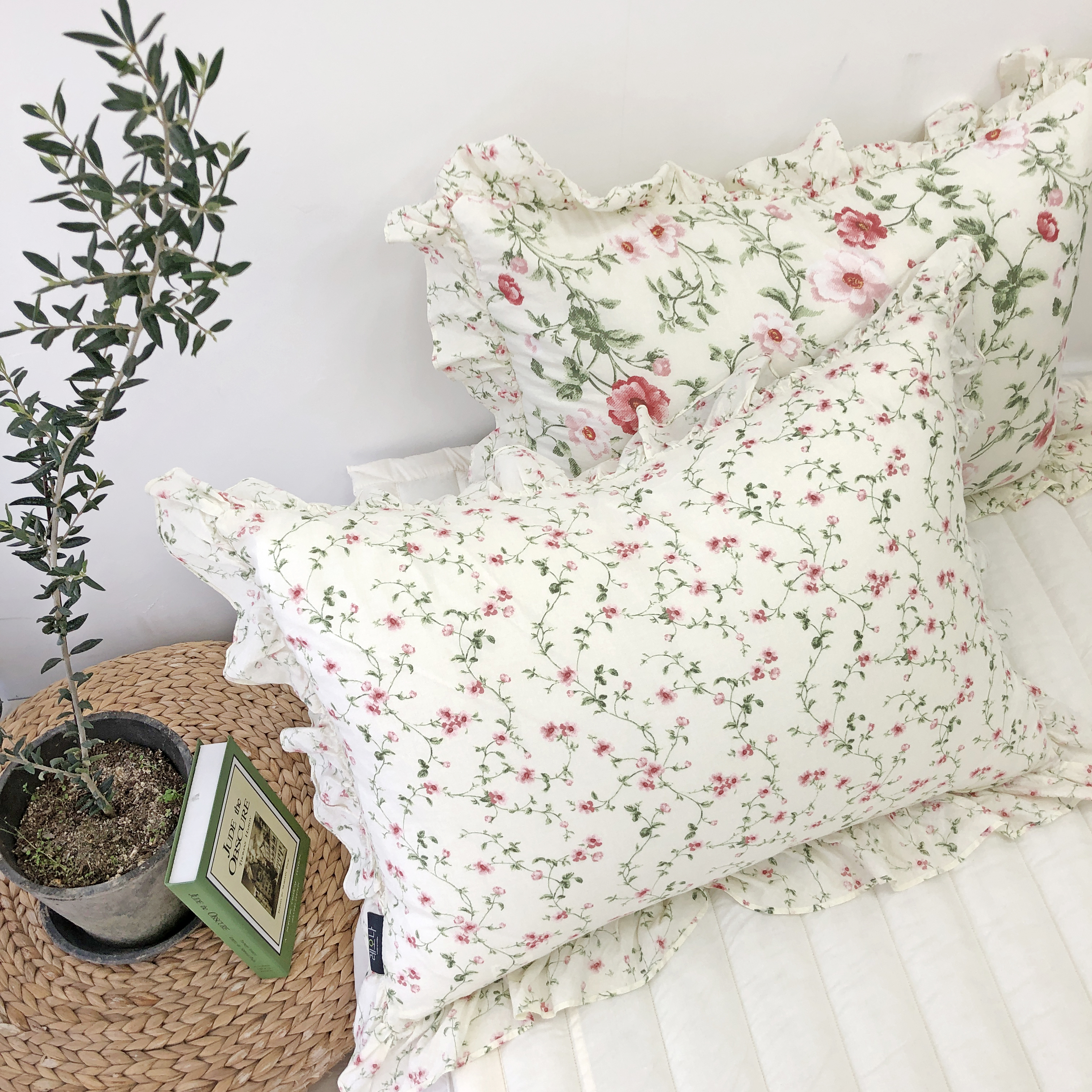 봄 꽃 피톤치드 워싱 60수 아사 순면 간절기 차렵 이불 S/SS