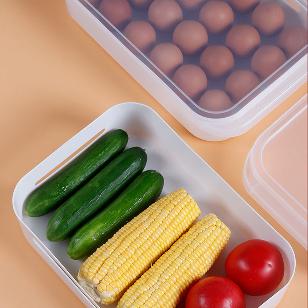 에그트레이 대파보관통 냉장 야채칸정리 전 김밥재료 케이스 달걀 보관함 용기 계란통 24구 - 상세 이미지 5