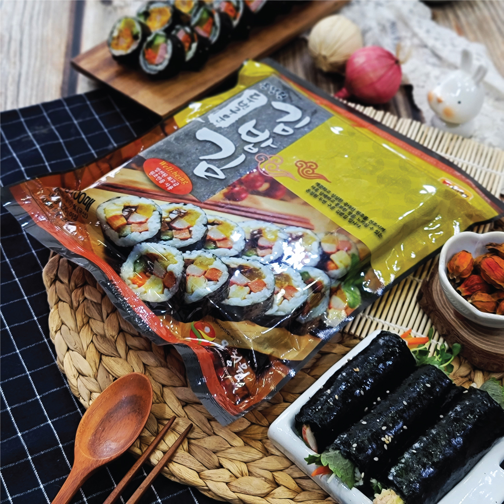 [온정원] 두번 구운 바삭 고소한 김밥김 220g(100매) - 상세 이미지 2