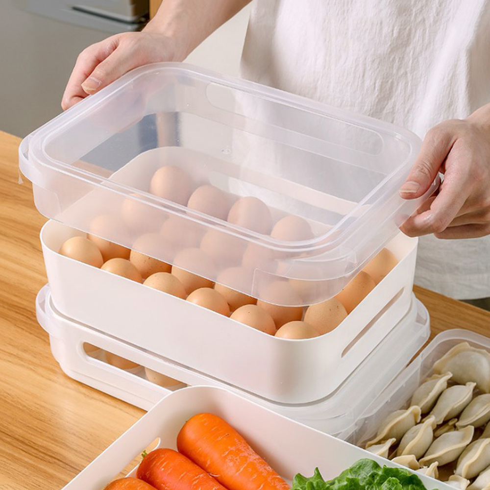에그트레이 대파보관통 냉장 야채칸정리 전 김밥재료 케이스 달걀 보관함 용기 계란통 24구 - 상세 이미지 2