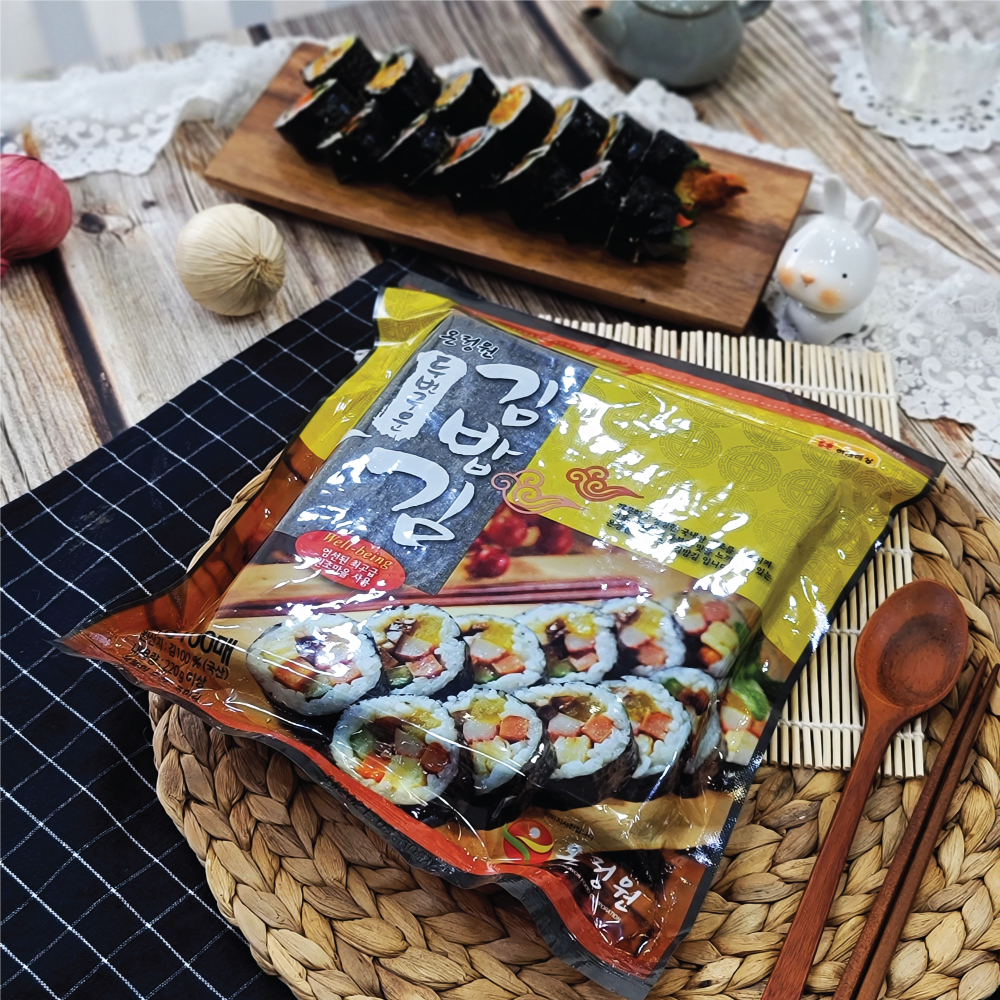 [온정원] 두번 구운 바삭 고소한 김밥김 220g(100매) - 상세 이미지 3