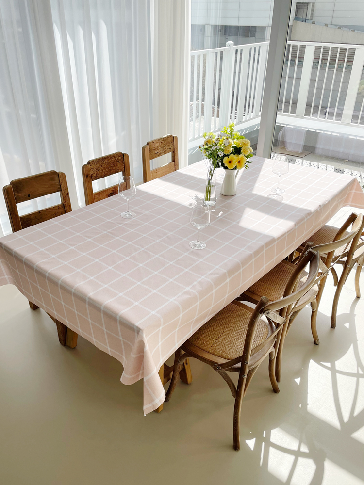 쇼니홈리빙 방수 식탁보 행사용 테이블보 식탁커버 야외 사각 2인용