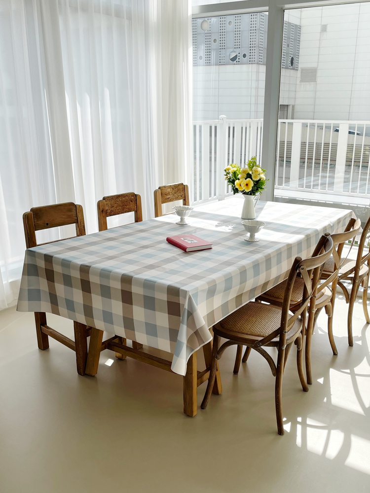 쇼니홈리빙 방수 식탁보 행사용 테이블보 식탁커버 야외 사각 2인용