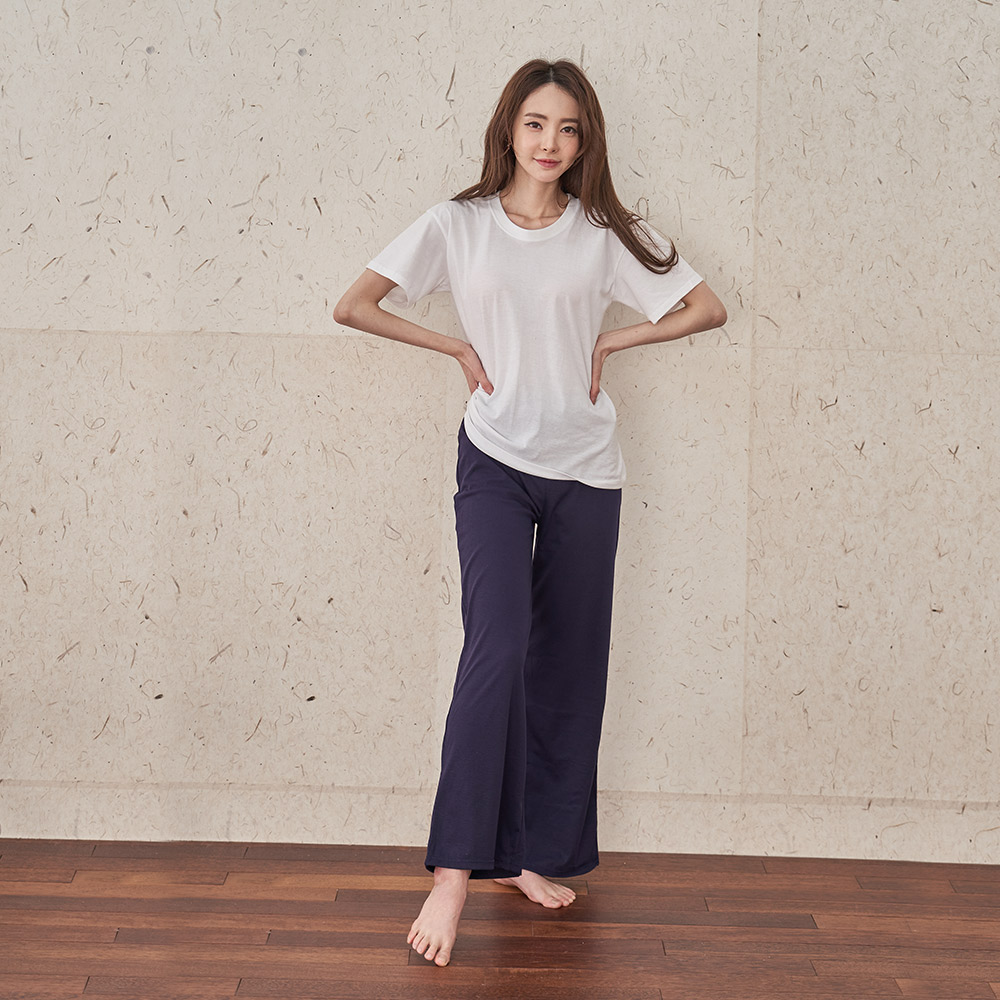 에이원 국내생산 여성용 요가 바지 9부 - 상세 이미지 3