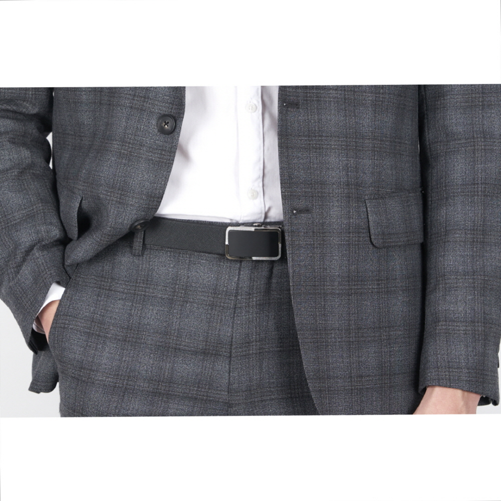 남자 가죽 자동 정장 벨트 버클 혁대 빅사이즈