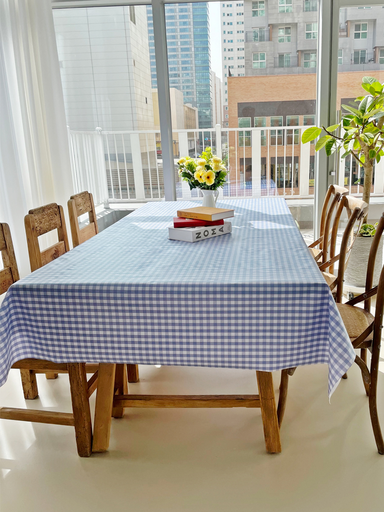 쇼니홈리빙 방수 식탁보 행사용 테이블보 식탁커버 야외 사각 2인용