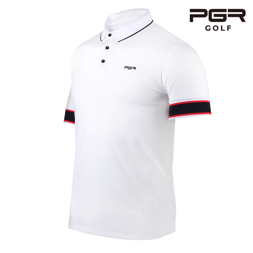 pgr 골프 gt-3288 남성 골프 반팔 티셔츠 남자 골프웨어 슬리브 포인트 골프복 - 상세 이미지 2