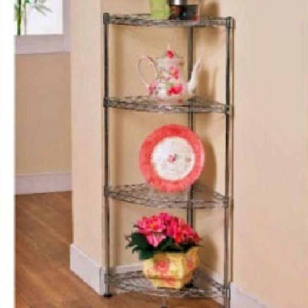 벽 소파사이드 테이블 4단 철제 거실 선반 정리대 진열대 받침대 화병 보조 테이블 화분