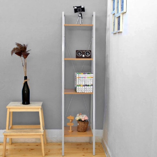 4단 화분 테이블 철제 얇은 거실 선반 정리대 진열대 받침대 화병 보조 스틸 벽 사이드