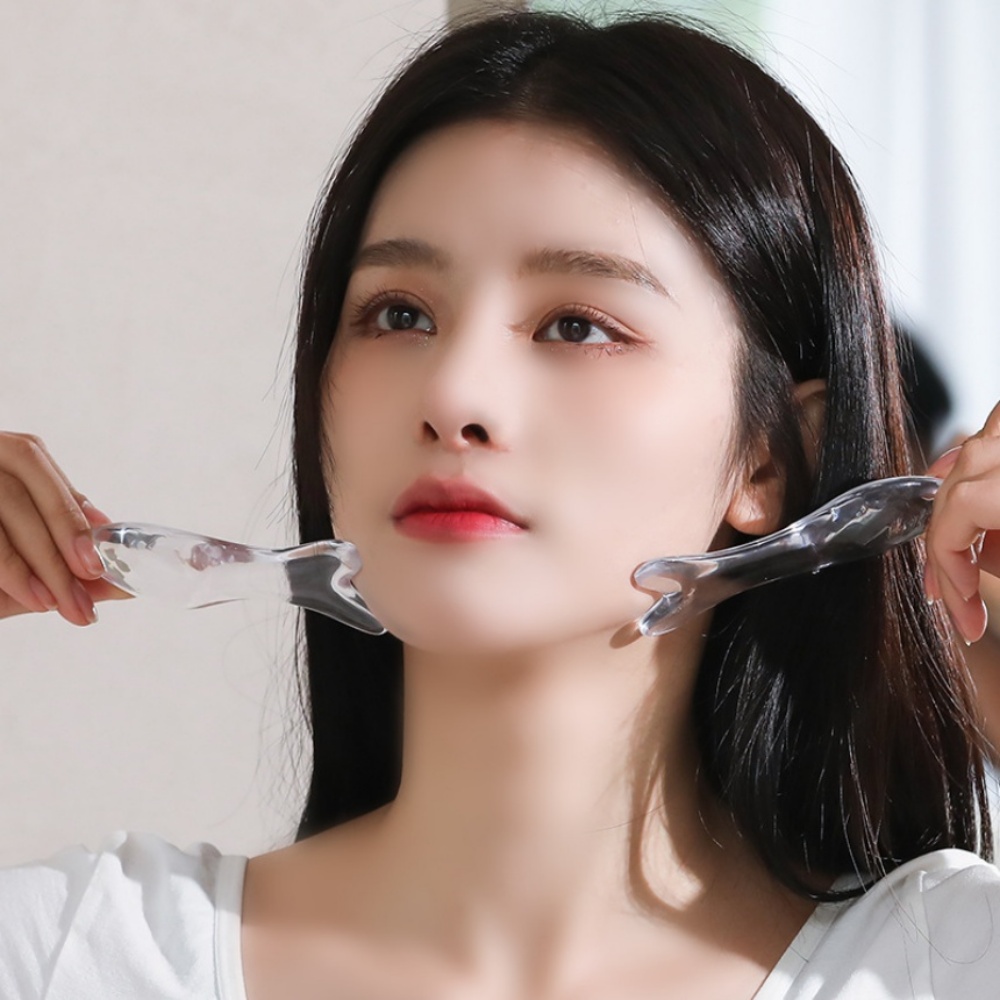 깨끗한 크리스탈 괄사 돌고래 하트 얼굴 전신 마사지기 괄사도구 이미지 6