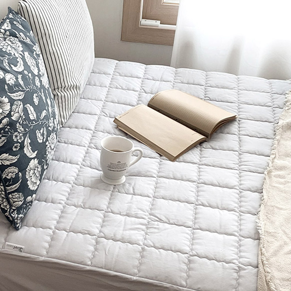 보드리아 40수 순면 밴딩 올인원 매트리스 커버 침대 SS Q 침대포 국산